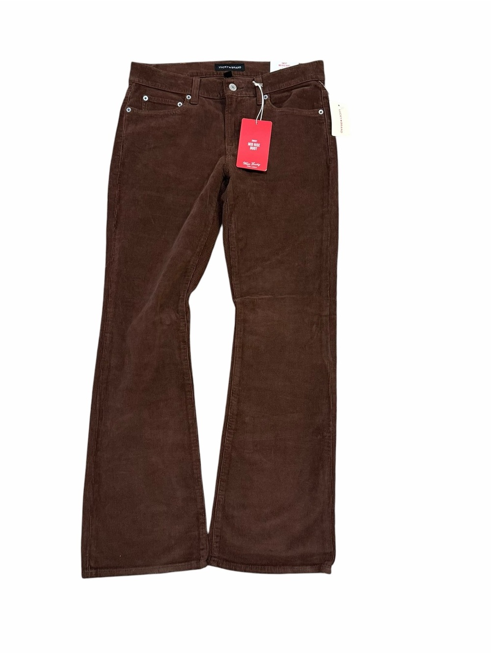 Lucky Brand Brown Corduroy Flare Pants NWT 🤎